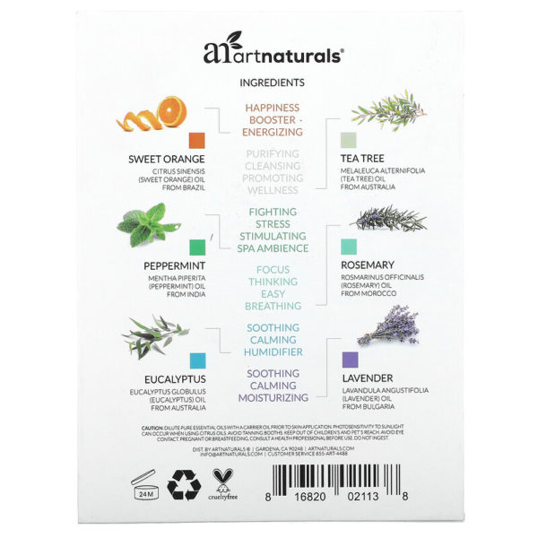 Top 6 Essential Oils Set