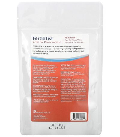 شاي FertiliTea لفترة ما قبل الحمل، 3 أونصات  من متجر روزا في فلسطين