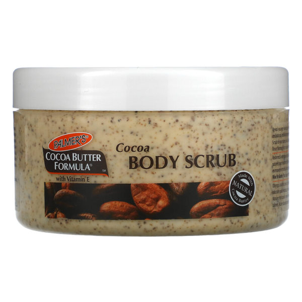 Coconut Butter Formula مع فيتامين هـ، مقشر جسم بالكاكاو، 7 أونصة (200 جم) ،بالمرز، من متجر روزا في فلسطين