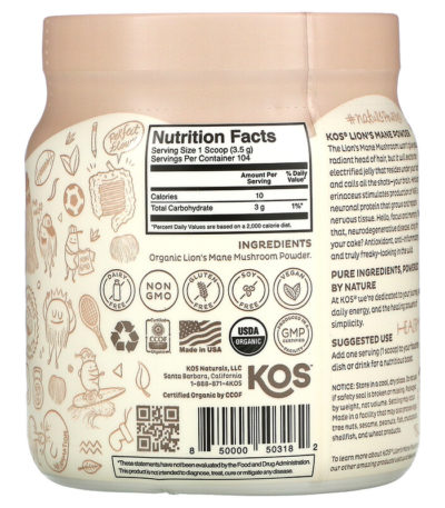 Organic Lion's Mane Powder