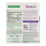 Sleep 3، منتج ذو قوة قصوى، يساعد على النوم وخالٍ من العقاقير الإدمانية، 60 قرصًا ثلاثي الطبقات ،ناتورز باونتي، من متجر روزا في فلسطين