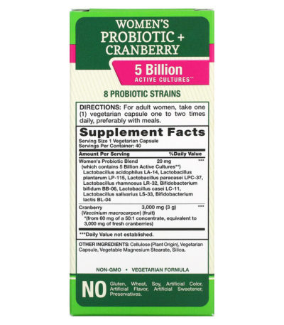 Women's Probiotic + Cranberry