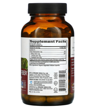 Organic Psyllium Fiber