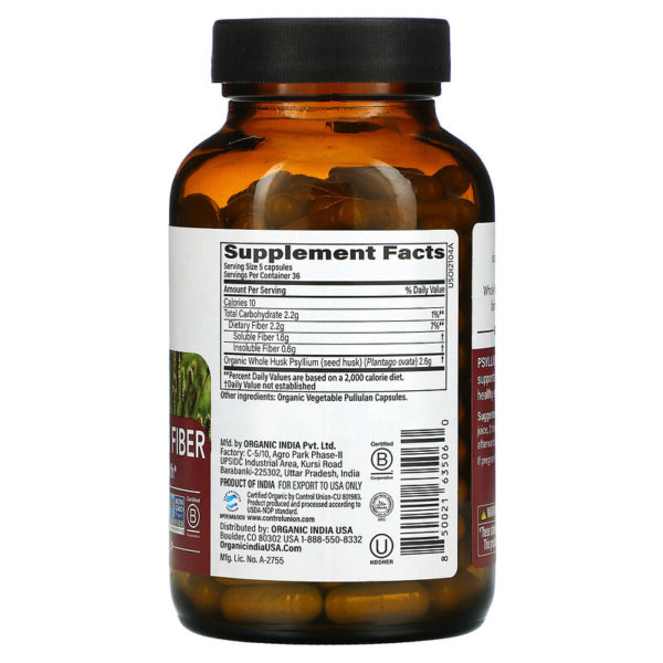 Organic Psyllium Fiber