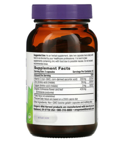 Echinacea with Zinc and Vitamin C