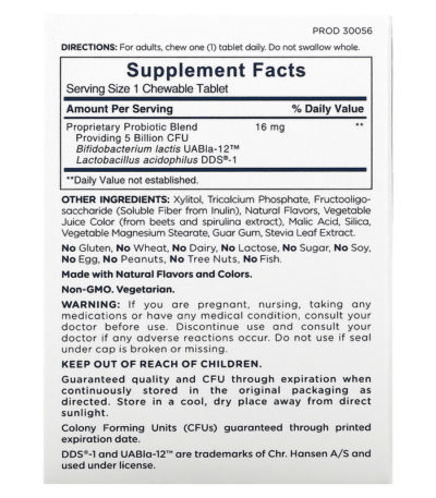 Once Daily Chewable Probiotic