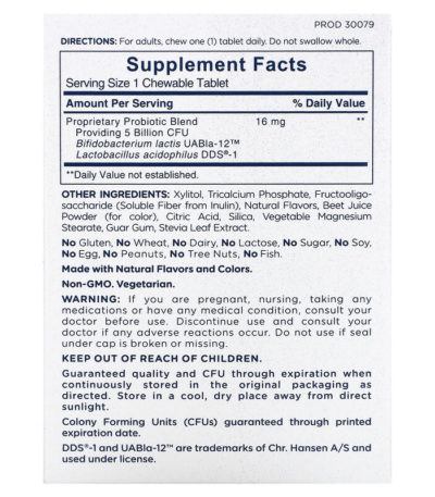 Once Daily Chewable Probiotic