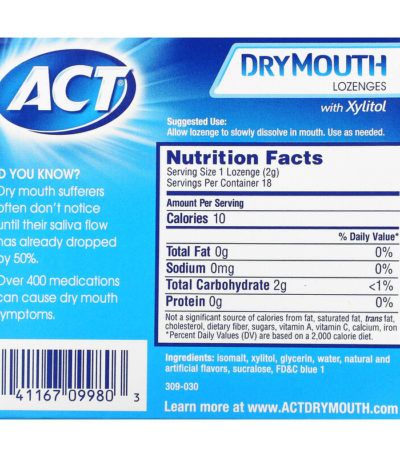 Dry Mouth Lozenges