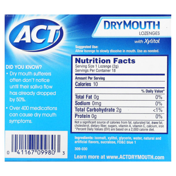 Dry Mouth Lozenges