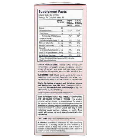 Iron with B-Vitamin Complex