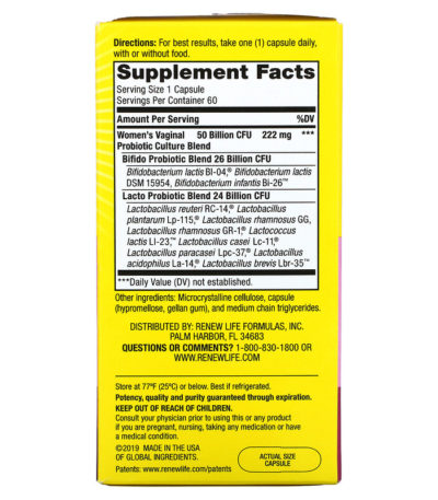 Ultimate Flora Women's Vaginal Probiotic