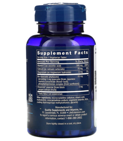 Fast-C و Bio-Quercetin Phytosome ، 60 حبة نباتية ،لايف إكستانشن، من متجر روزا في فلسطين