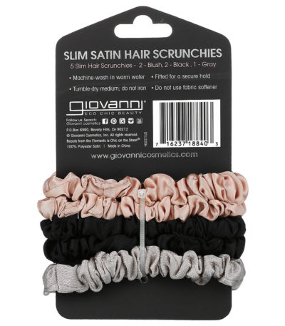 Slim Satin Hair Scrunchies