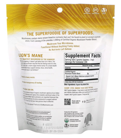 Certified Organic Mushroom Powder