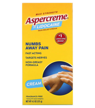 Pain Relief Cream with 4% Lidocaine