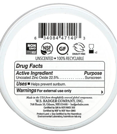 Clear Zinc Sunscreen Cream