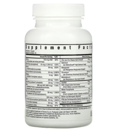 Optimal Multivitamin Methyl One