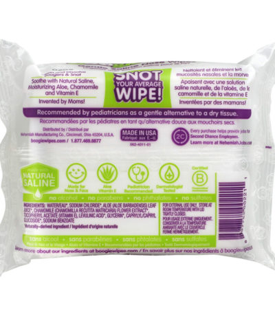 Gentle Saline Nose Wipes